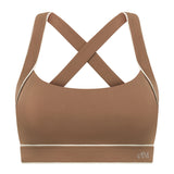Sepia Cross Back Crop
