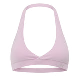 Lilac Micro Halter Crop