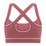 Rose Cross Back Crop