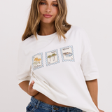 Blue Stamp Trio Graphic Tee