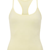 Lemon Thin Strap Racerback Tank