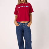 Lucky Me Red Tee