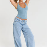 Slate Low Scoop Tank Top