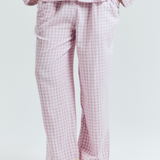 Purple Gingham Long PJ Pant