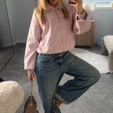 Blush Pink Faux Suede Harper Jacket