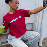 Lucky Me Red Tee