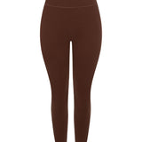 Brown Subtle Scrunch Legging