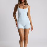 Periwinkle Subtle Scrunch Bike Short