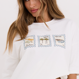 Blue Stamp Trio Graphic Tee