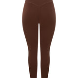 Brown Subtle Scrunch Legging