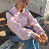 Blush Pink Faux Suede Harper Jacket