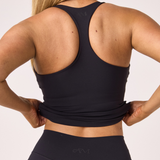 Black Built-in-Bra Tank
