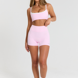 Strawberry Subtle Scrunch Bike Short 4"