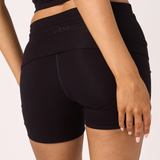 Black Fold Over Short