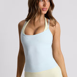 Periwinkle Thin Strap Racerback Tank