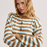 Romi Mohair Button Up Knit