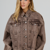 Brown Denim Jacket