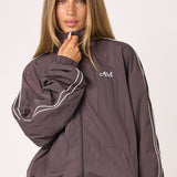 Smoke Windbreaker Jacket