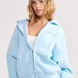 Baby Blue Zip Hoodie