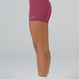 Plum/Pink Cross Front Subtle Scrunch Bike Short