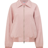 Blush Pink Faux Suede Harper Jacket