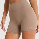 Latte Subtle Scrunch Bike Short 6"