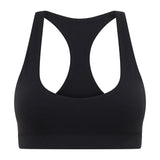 Black Scoop Racerback Crop