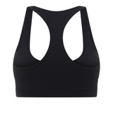 Black Scoop Racerback Crop