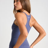 Steel Thin Strap Racerback Tank
