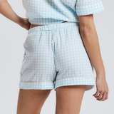 Blue Gingham PJ Shorts