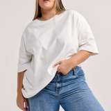 White Oversized Tee