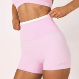 Strawberry Layered Subtle Scrunch Bike Short 4"