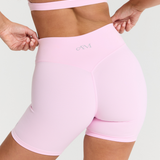 Strawberry Subtle Scrunch Bike Short 6"