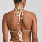 Alma Printed Bikini Top