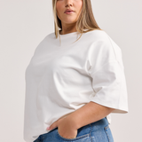 White Oversized Tee