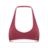 Plum/Pink Thin Halter Crop