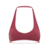 Plum/Pink Thin Halter Crop