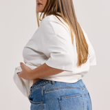 White Oversized Tee