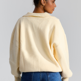 Buttercream Collared Knit