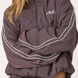 Smoke Windbreaker Jacket
