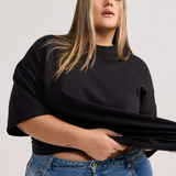Black Oversized Tee