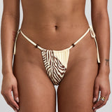 Alma Printed Bikini Bottom