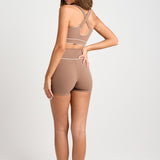 Sepia Cross Back Crop