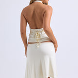 Ruby Asymmetrical Midi Skirt