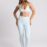 Periwinkle Subtle Scrunch Legging
