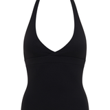 Black Active Halter Top