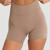 Latte Subtle Scrunch Bike Short 4"