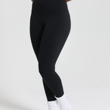 Black Subtle Scrunch Leggings