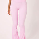 Strawberry Layered Subtle Scrunch Flared Legging