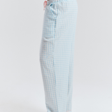 Blue Gingham Long PJ Pant